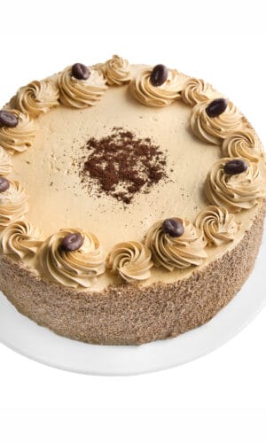 Torcik kawowo - orzechowy