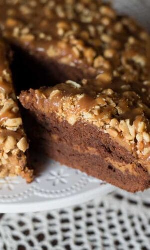 Torcik fistaszkowy (słodko - słony)