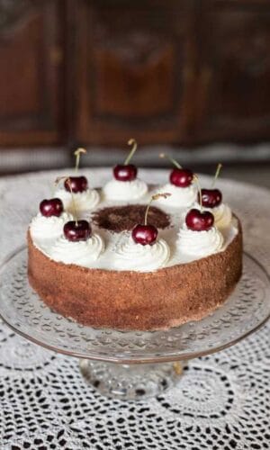 Ciasto z niską zawartością glutenu - torcik schwarzwaldzki