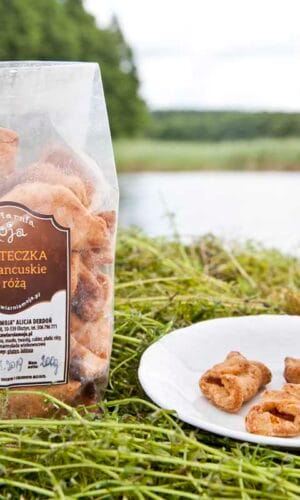 Ciasteczka półfrancuskie z różą